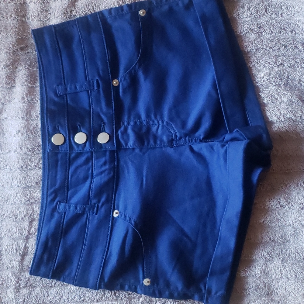 xhilaration blue women shorts size medium